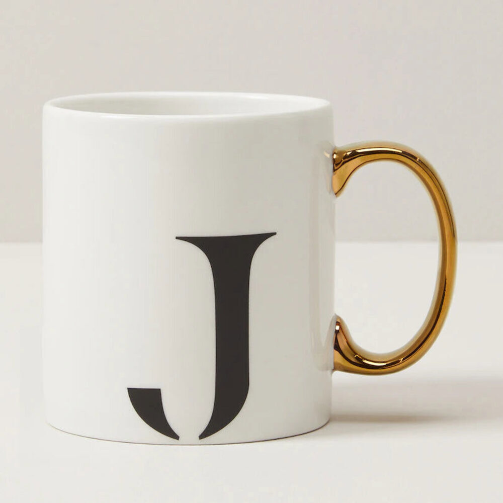 MONOGRAM MUG - WHITE - VARIOUS LETTERS - Picture 13 of 15